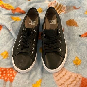 Sorel Black Leather Sneakers